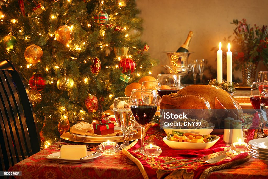 クリスマスディナー - クリスマスのロイヤリティフリーストックフォト