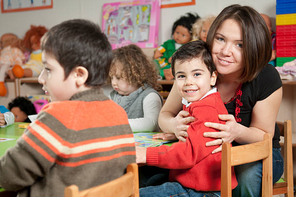 istock Preschoolers and Teacher 183359879