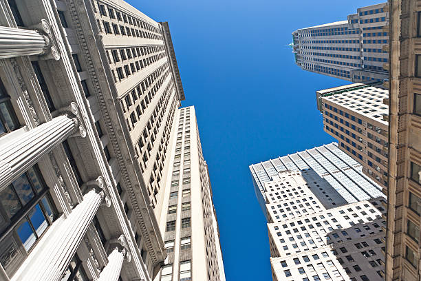 istock skyscrapers in wall street 183361086
