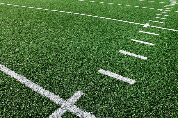 Football Field Football field background.  Please see my portfolio for other sport related images. american football field photos stock pictures, royalty-free photos & images