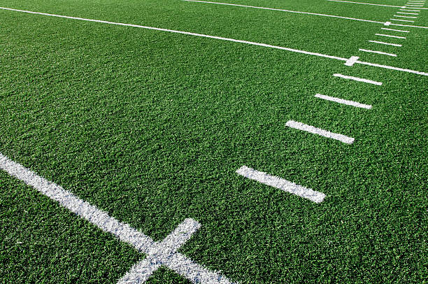 Football Field Football field background.  Please see my portfolio for other sport related images. american football sport stock pictures, royalty-free photos & images