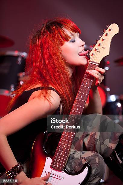 Beautiful Guitarist Stock Photo - Download Image Now - Activity, Adolescence, Adult