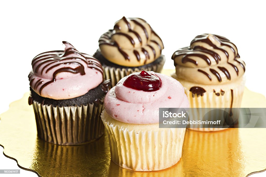 Auswahl an Gourmet-Cupcakes - Lizenzfrei Cupcake Stock-Foto