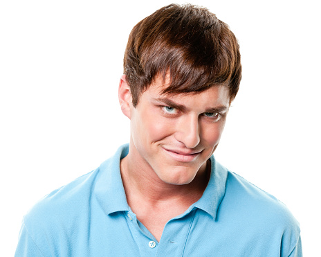 Portrait of a young man on a white background. http://s3.amazonaws.com/drbimages/m/evamag.jpg