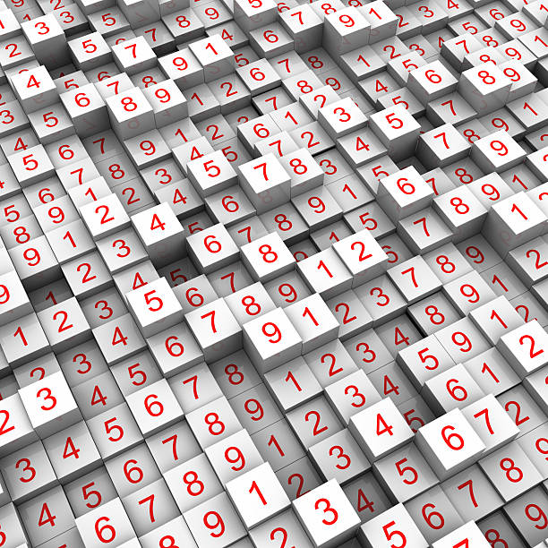 Numbers Random Cube 30+ 6 White Cubes Stock Photos, Pictures & Royalty-Free Images - iStock