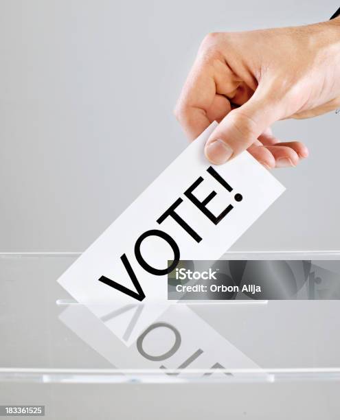 Photo libre de droit de Vote banque d'images et plus d'images libres de droit de Blanc - Blanc, Boîte, Bulletin de vote