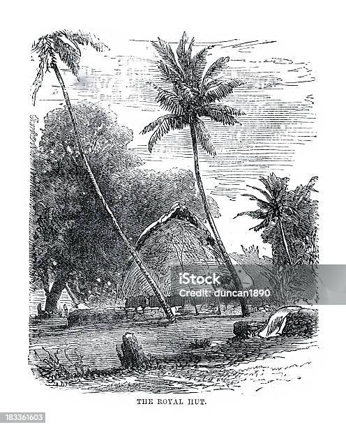 Royal Cabana Fiji - Arte vetorial de stock e mais imagens de Fiji - Fiji, Imagem Gravada, Antiguidade