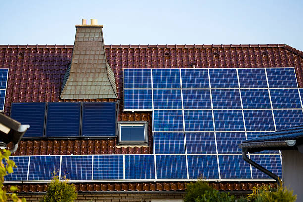 istock Roof with Solar Panels 183361620