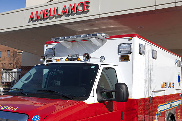 istock Ambulance Parked at the Hospital 183361696