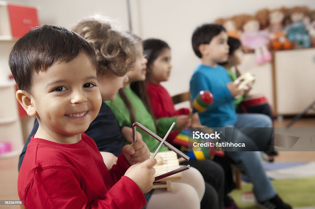 Vorschulalter Kinder in Musik Klasse - Lizenzfrei Kind Stock-Foto