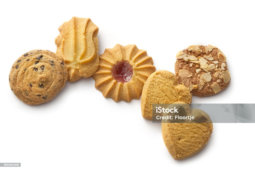 Pasticceria: Collezione di Cookie - Foto stock royalty-free di Biscotto secco