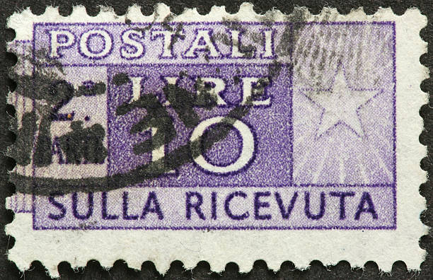 istock old Italian 10 lire stamp 183362562