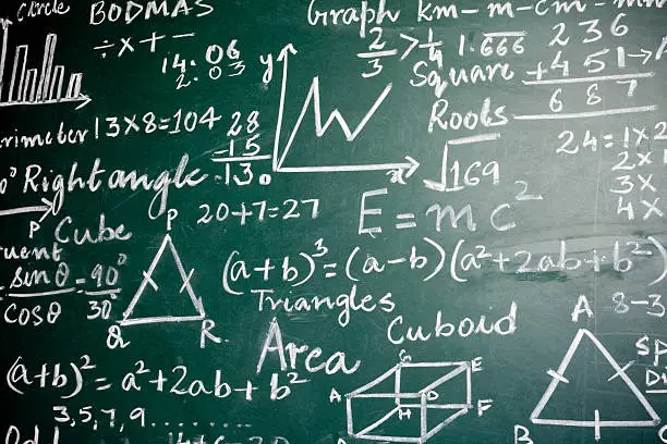 Mathematics Problems on a Greenboard