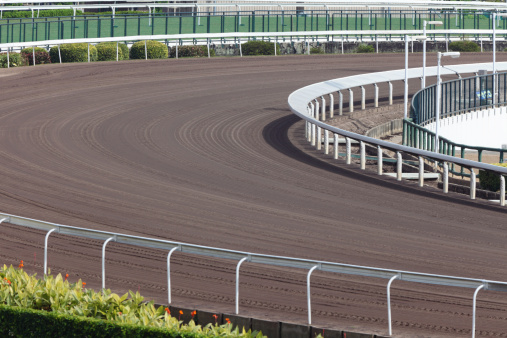 Dirt track in Racecourse.