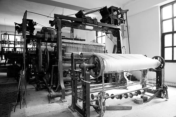 sericulture - weaving machine fotografías e imágenes de stock