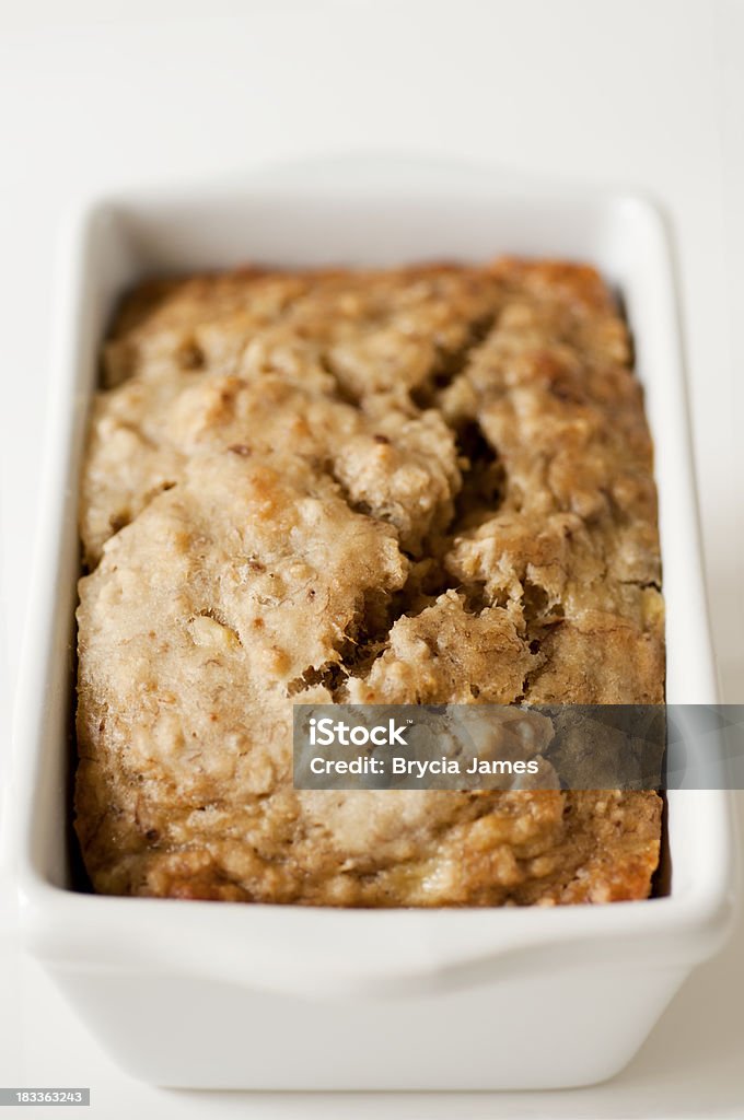 Pequeño trozo de pan de Banana sanos - Foto de stock de Al horno libre de derechos