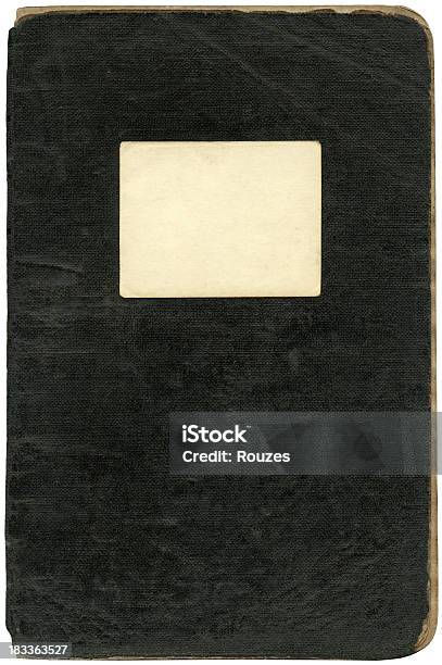Old Black Notebookcover Stockfoto und mehr Bilder von Buchdeckel - Buchdeckel, Bedecken, Notizbuch