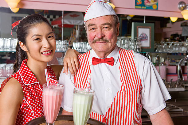 istock Waiter At Soda Shop 183363591