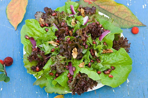 istock Fresh Salad with Nuts and Pomegranate 183364057