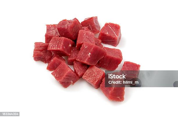 Foto de Cubos De Carne Crua e mais fotos de stock de Cubo - Cubo, Carne, Carne de Vaca