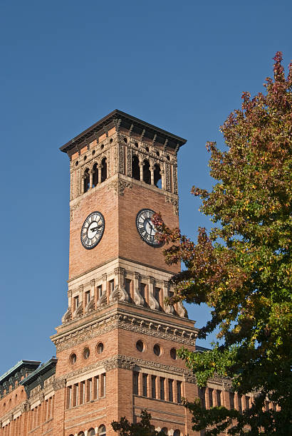 istock Old Tacoma City Hall Clock Tower 183364718