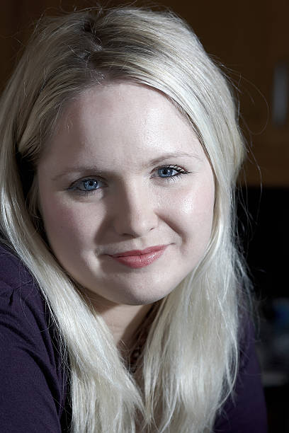 Portrait of young attractive female