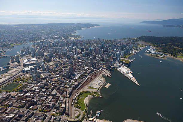 istock Downtown Vancouver Aerial View 183365777