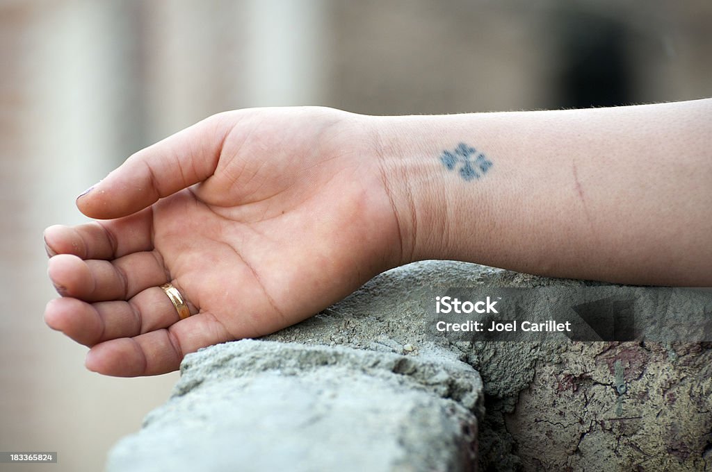 Coptic Cross Tattoo On Womans Wrist In Egypt Stock Photo - Download Image  Now - Coptic, Tattoo, Wrist - iStock