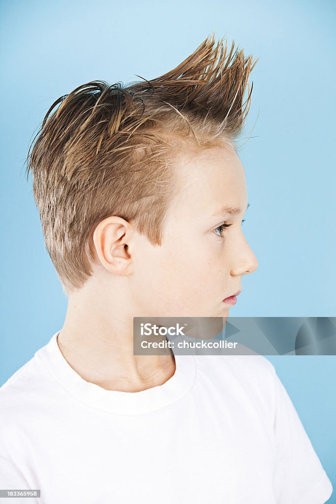 Crazy Hair Stock Photo - Download Image Now - Boys, Cut Out, Portrait -  iStock