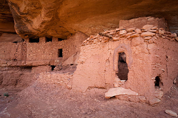 상현달 하우스 유적지 예술장 - cave painting north american tribal culture ancient pueblo 뉴스 사진 이미지