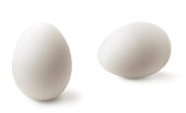 Two White eggs