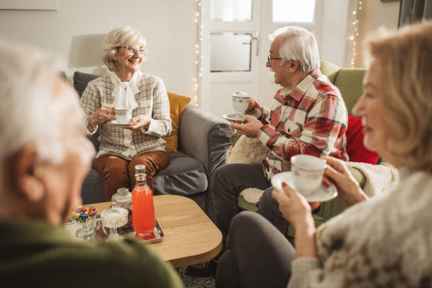 istock Christmas at nursing home 1833670257