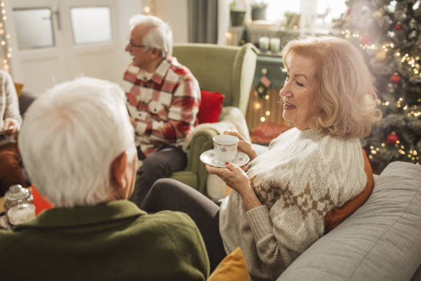 istock Christmas at nursing home 1833670262