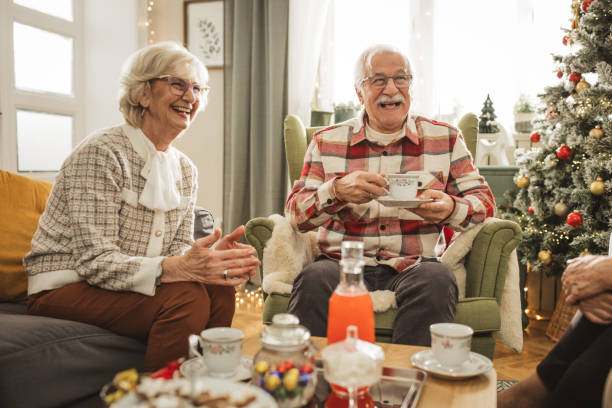 istock Christmas at nursing home 1833670274