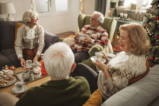 istock Christmas at nursing home 1833670787