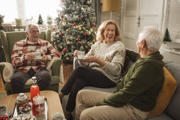 istock Christmas at nursing home 1833670792