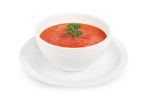 Sopa de tomate - foto de acervo
