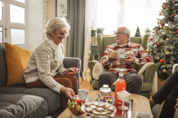 istock Christmas at nursing home 1833671071