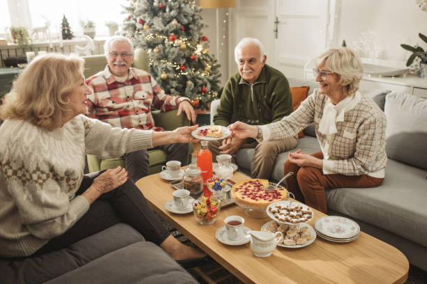 istock Christmas at nursing home 1833671978