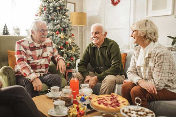 istock Christmas at nursing home 1833672497