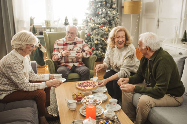 istock Christmas at nursing home 1833673047