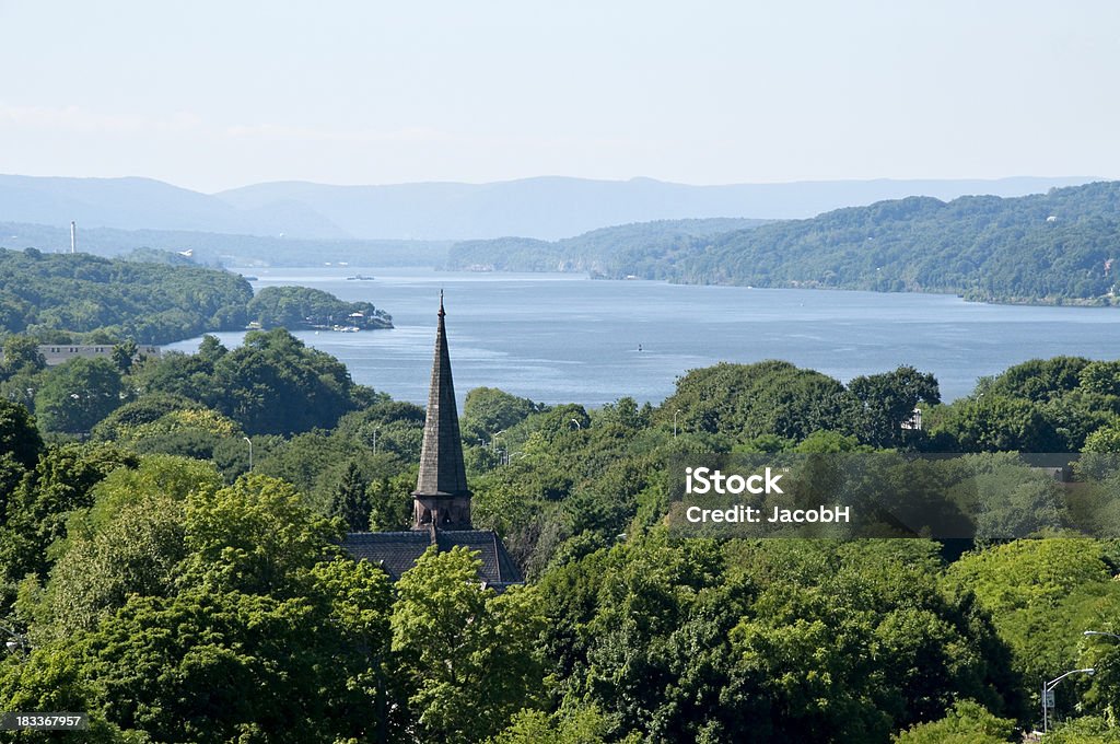 Vista para o Hudson - Foto de stock de Estado de Nova York royalty-free