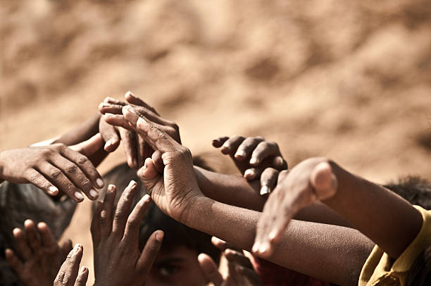 istock Indian children joining hands together 183368284
