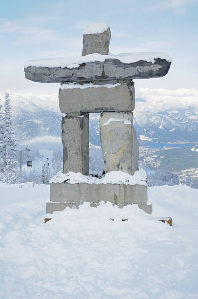 istock Inukshuk on Whistler Mountain 183368320