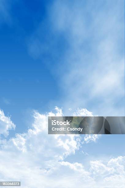 Beautiful Sky With White Clouds Stock Photo - Download Image Now - Backgrounds, Beauty In Nature, Blue