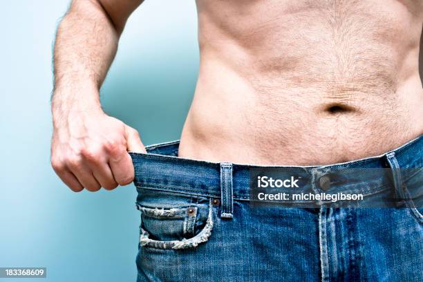 체중 감소 남자에 대한 스톡 사진 및 기타 이미지 - 남자, 복부, 편평한