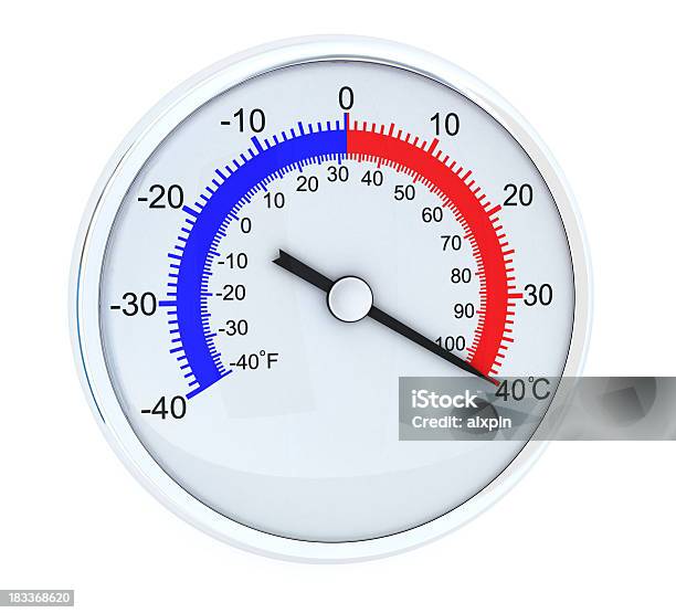 Thermometer Stockfoto und mehr Bilder von Thermometer - Thermometer, Kreis, Wärme