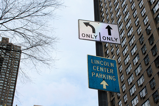 Directional Sign to Westminster, The City, London Bridge, Covent Garden and Holborn.