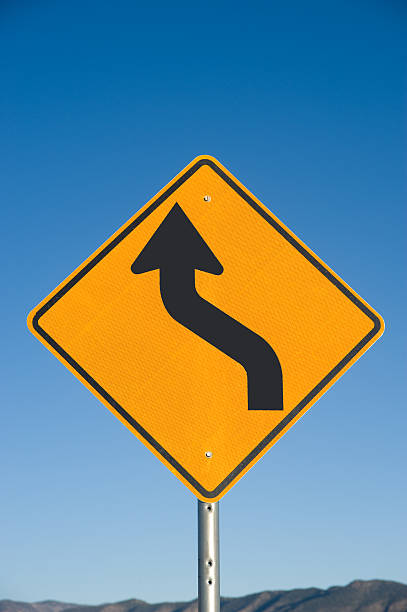 istock Curve Approaching Street Sign 183369682