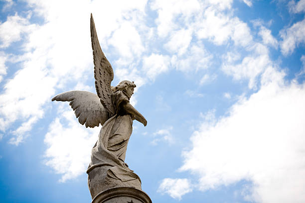 istock Angel of cemetery 183370626